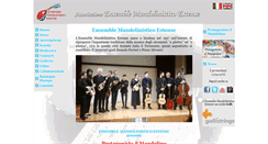 Desktop Screenshot of mandolinoestense.it